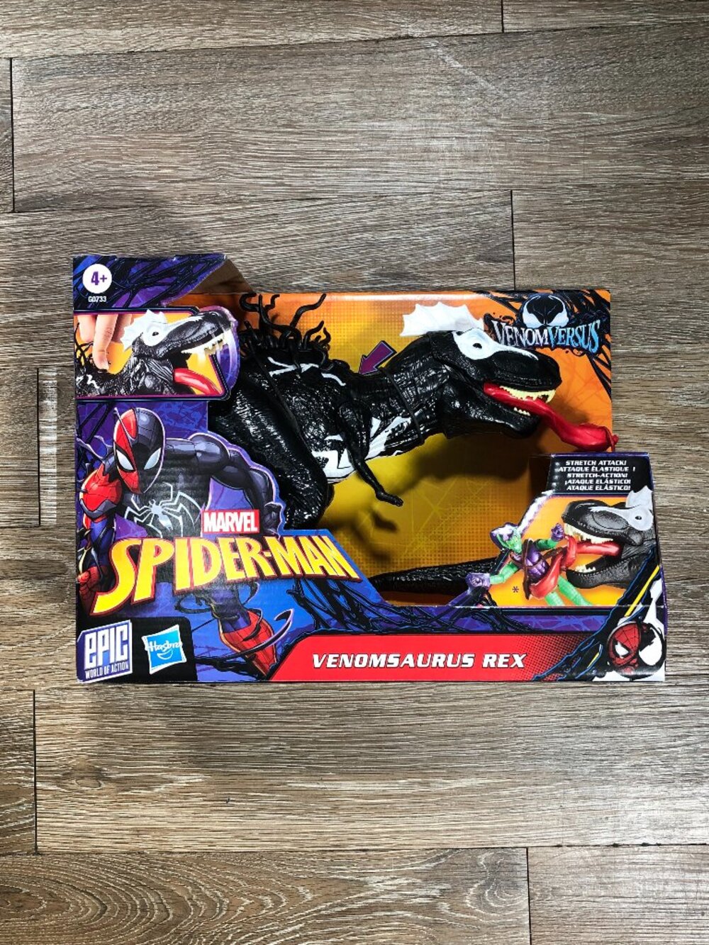 Marvel Spider-Man Venomsaurus Rex Venom Versus Hasbro NIB Toy Figure